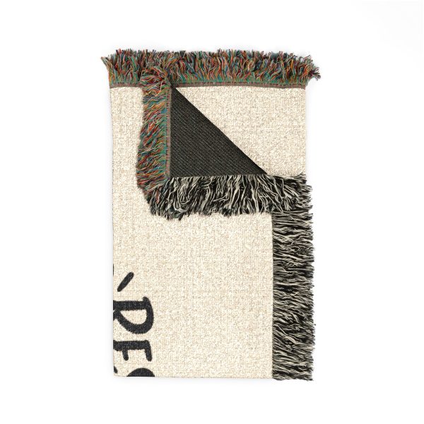 Reserved for the Dog Woven Blanket — Cute Cavalier Spaniel Pet Throw