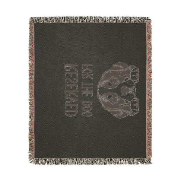 Reserved for the Dog Woven Blanket — Cute Cavalier Spaniel Pet Throw