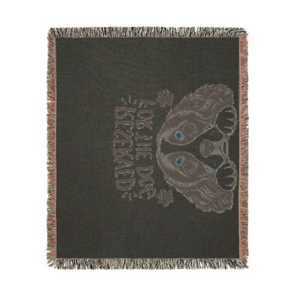 Reserved for the Dog Woven Blanket — Cute Cavalier Spaniel Pet Throw